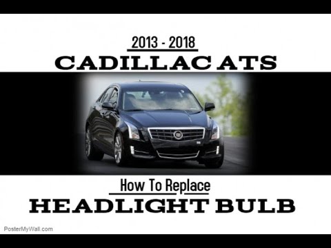 2013-2018 Cadillac ATS Hoe de koplamplamp te vervangen?