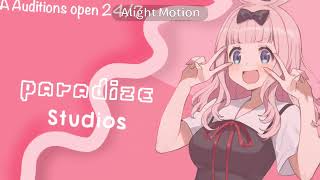 [PS] Paradize Studios Auditions Open 24/7