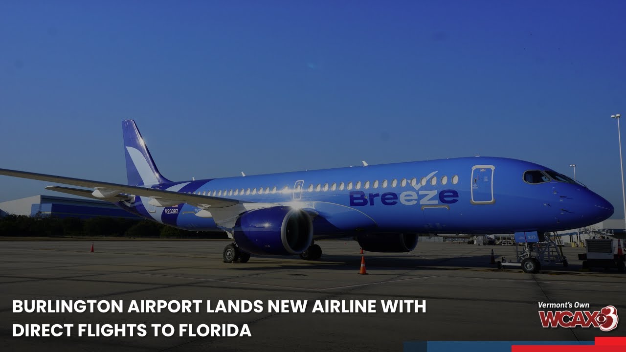Burlington airport lands new airline with direct flights to Florida