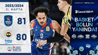 Garanti Bbva Anadolu Efes 81-80 Fenerbahçe Beko - Tsbsl - 202324