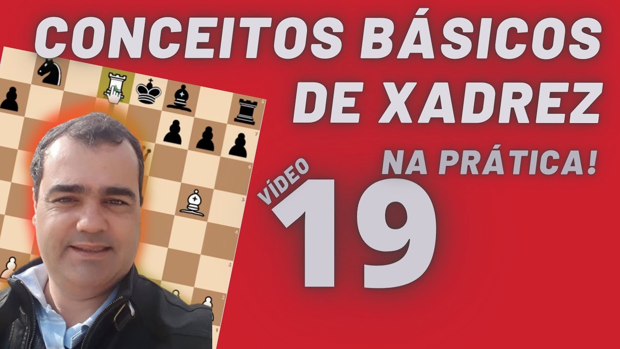 Xadrez para iniciantes - Vídeo 19 - Xadrez básico, abertura, e temas  táticos de xadrez ! 