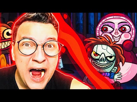 BONECOS DO MAL TENTARAM ME PEGAR! - Troll Face Quest Horror Halloween