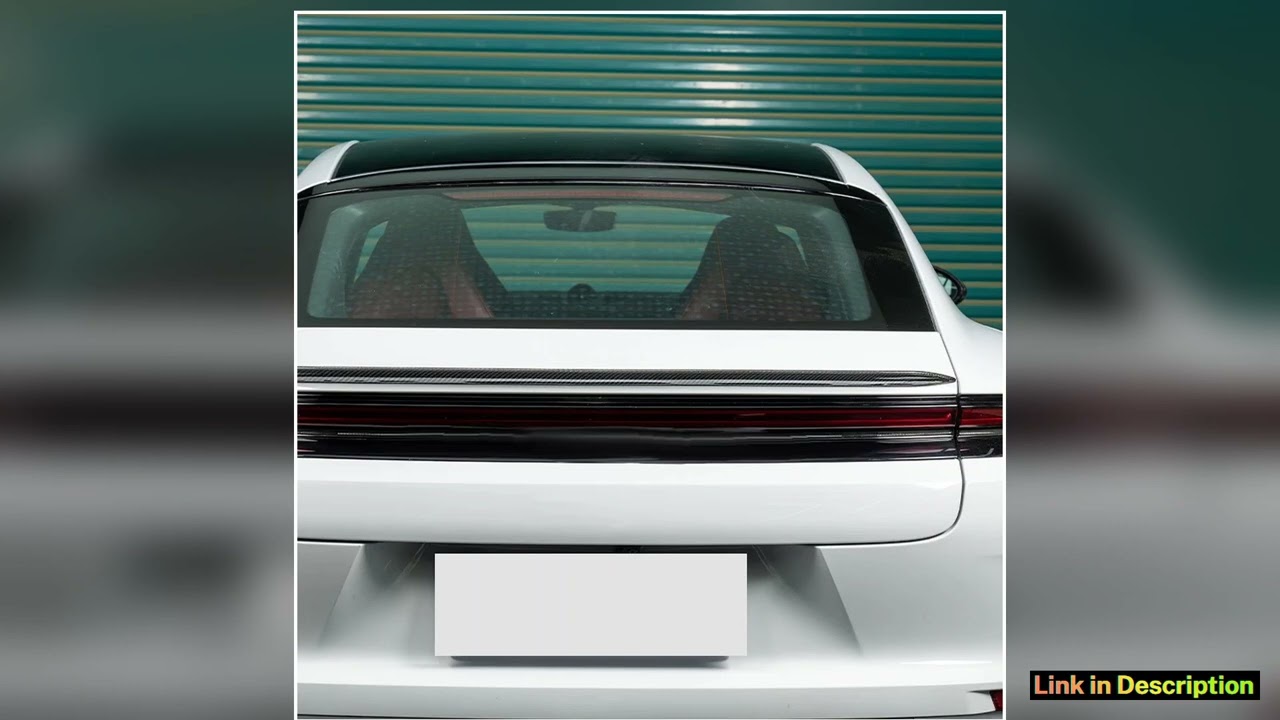 For Porsche Panamera 976 2024UP Carbon Fiber Rear Mid Spoiler modified car accessories decoration P