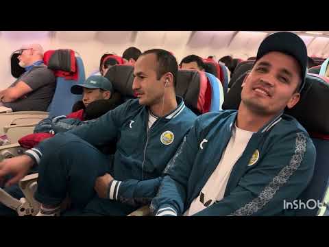 Чемпионы в самолете…!🤣🇬🇧 🛫🇺🇿