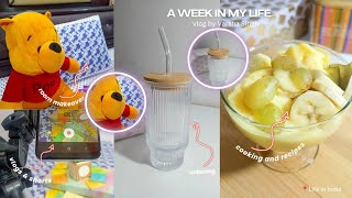 A week in my life ✨ - being productive🦋 + room makeover💫 + desk setup📚 + vlogs & shorts🎥 + cooking🍽️