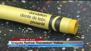 Crayola boots dandelion for bluish crayon yet to be named