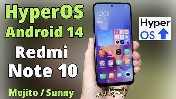 HyperOS Android 14 Redmi Note 10 اردو हिन्दी