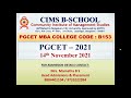 PGCET 2021 -  What next after Registration (MBA/MCA)