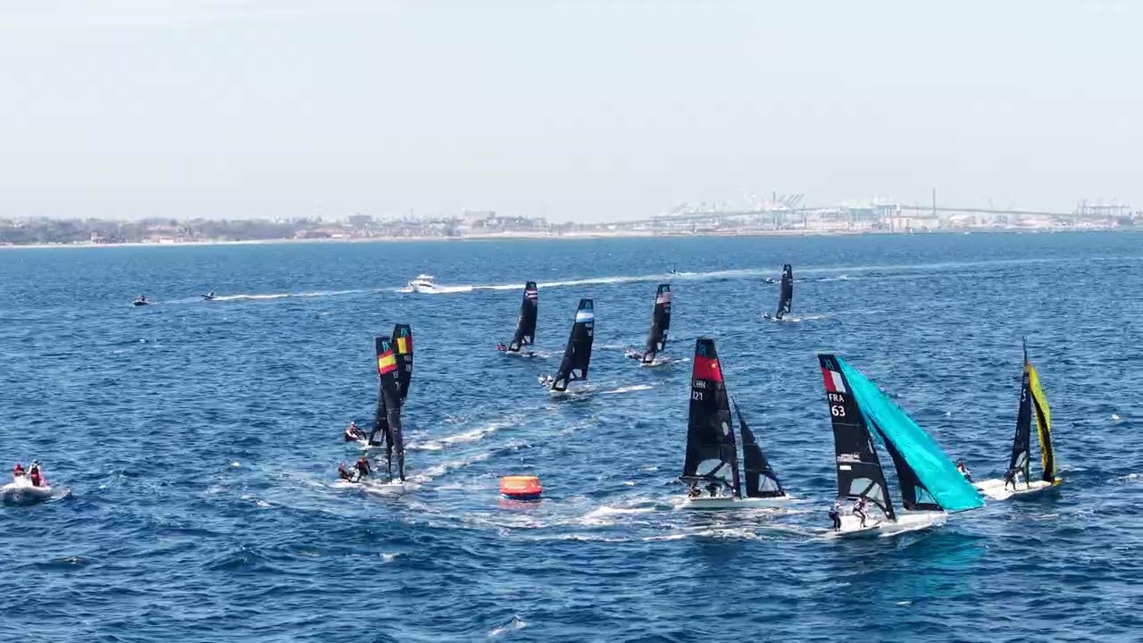 ⁣2026 SP OCR   49er FX   Race 10 weather mark