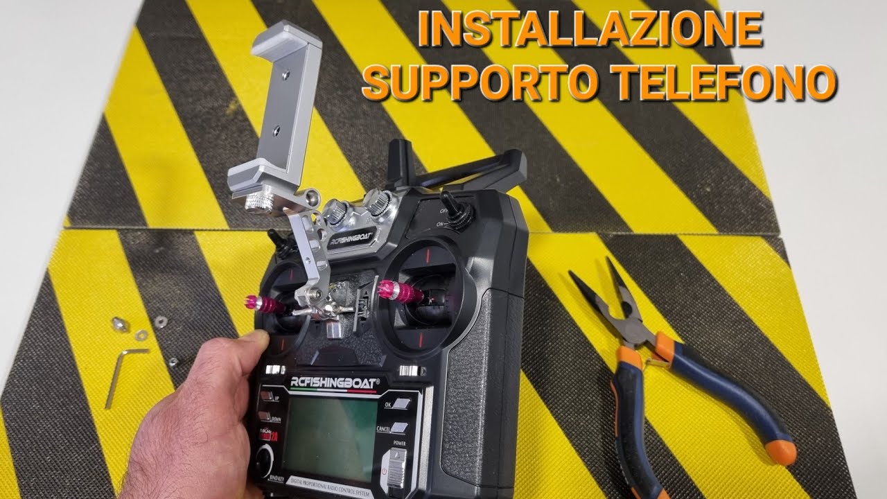 Supporto Telefono Per Trasmettitore Flysky FS-i6 I6S I6X - Staffa Telaio