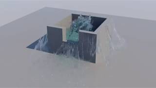 3ds Max Fluids (bifrost) Splash