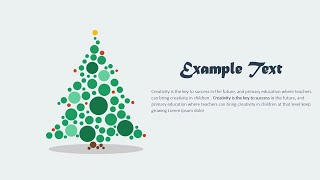 ❤ Christmas tree PowerPoint shapes ✔ Infographic Christmas