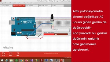 Arduino ile potansiyometre kullanımı