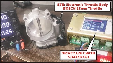 ETB electronic throttle body with STM32H743