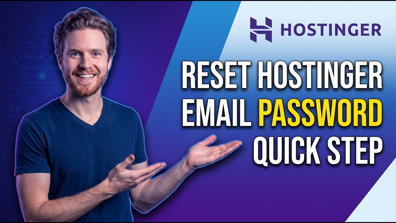 How To Reset Hostinger Email Password [Quick Step-By-Step Guide] - YouTube