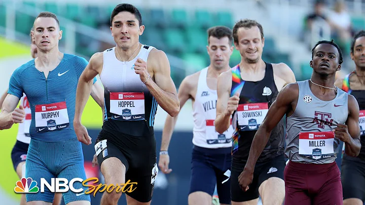 Bryce Hoppel wins 800m title, Brandon Miller dives...