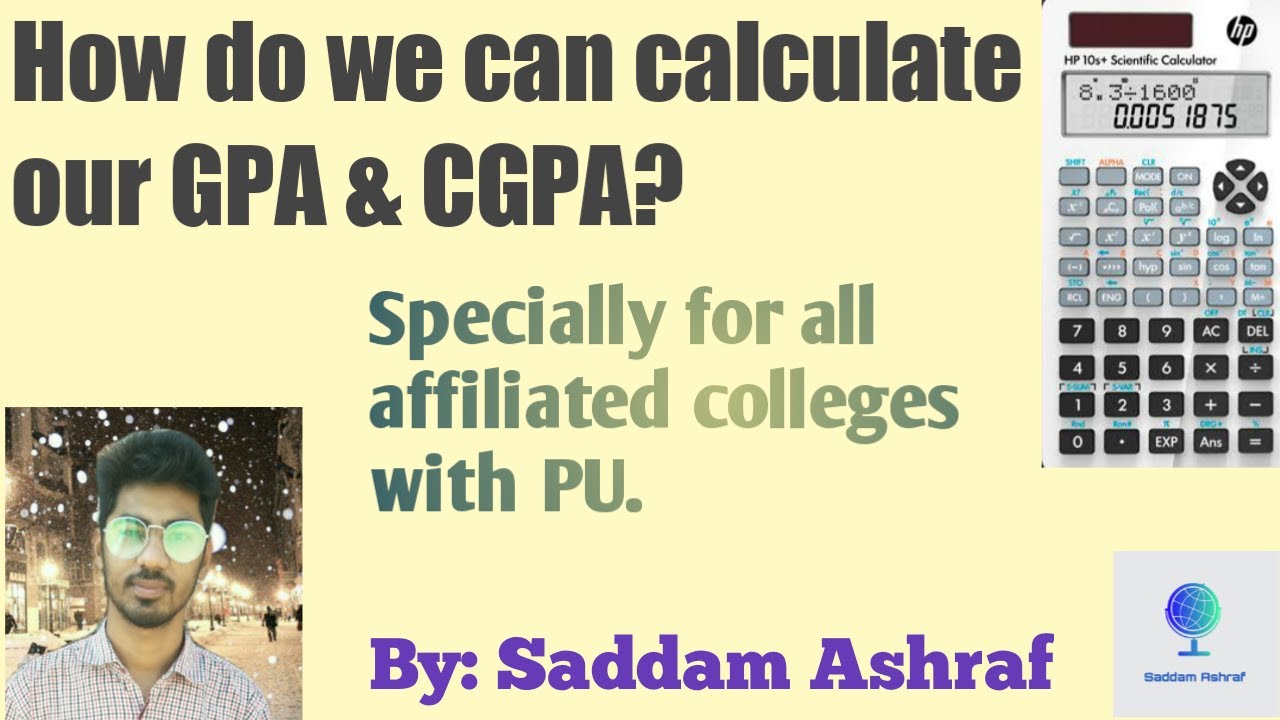 Calculation of GPA and CGPA - YouTube