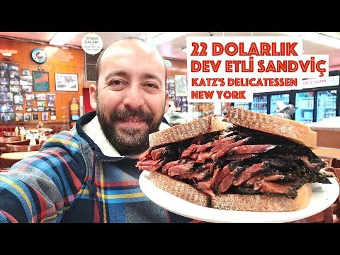 22 Dolarlık Dev Etli Sandviç: Katz's Delicatessen New York