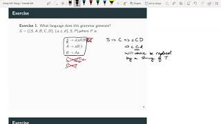 Tutorial 8 - Context free grammars, derivation order, ambiguity