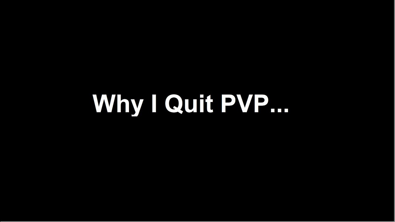 why i quit minecraft pvp - YouTube