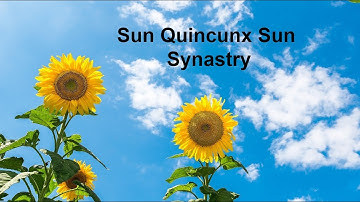 Sun Quincunx Sun Synastry