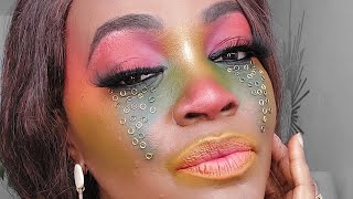 💖 Mastering Makeup Artistry: Bringing Face Charts To Life With Colorful Creations 🌈 #makeuptutorial