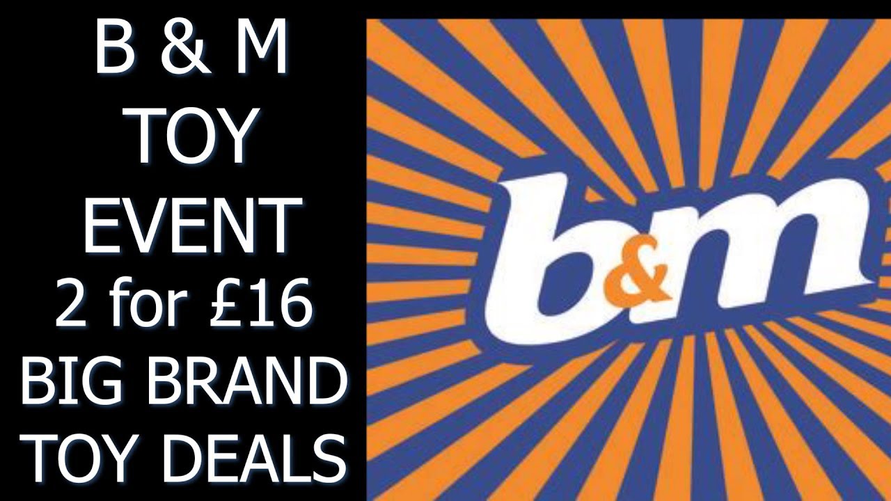 b and m bargains toys