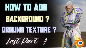 Background And Ground Texture Tutorial Blender | How To Make Pubg 3d Logo | Part 3 | CHI3F