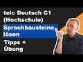 Sprachbausteine lösen - telc Deutsch C1 (Hochschule) - Tipps, Analyse und Beispielaufgaben