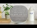 How to Install Peel and Stick Backplash Tiles