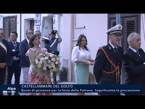 Boom di presenze per il 'festino' di Castellammare del Golfo. Seguitissima la processione