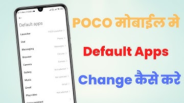 how to change default app in poco | how to set default app in poco