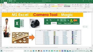 Camera Tool in Excel |Create a dynamic Summary #exceltips #exceltricks #excel