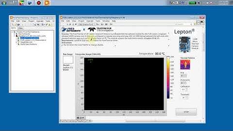 Development FLIR Lepton(PureThermal) and Raspberry Pi 4B by LabVIEW.