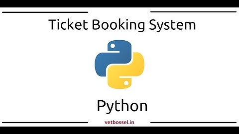 train booking program in #python using #oops #pythonprogramming #codewithrana