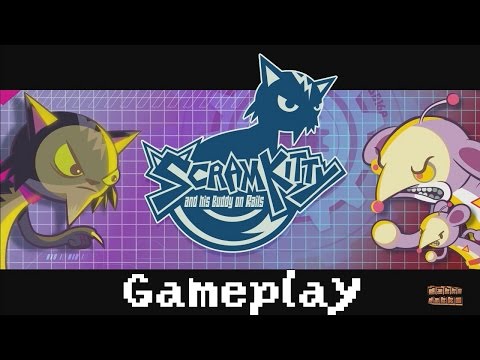 Scram Kitty and his Buddy on Rails Gameplay