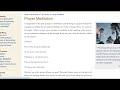 The mission prayer to be done before meditation