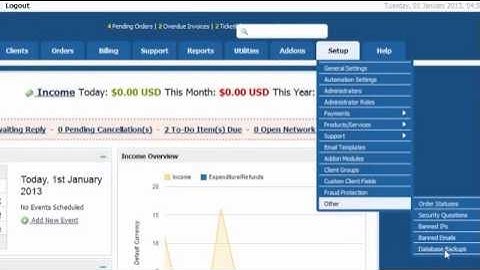 11 - How to enable database backups in WHMCS