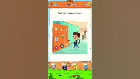 Braindom 2 Riddles Level 30 Find the correct closet - Gameplay Solution Walkthrough