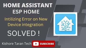 Solved! - Home Assistant - ESP Home - Initialize error