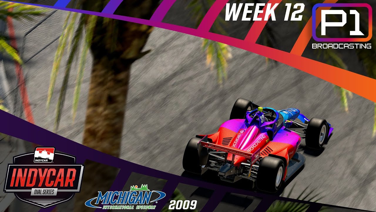 IndyCar Oval Tues Top Split Pres Tech Topia | 5200 SOF | MICHIGAN | 2025s3 W12 | iRacing Broadcast