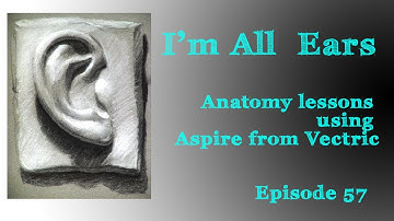 3D Body Parts, The Ear, Episode 57 Aspire from Vectric