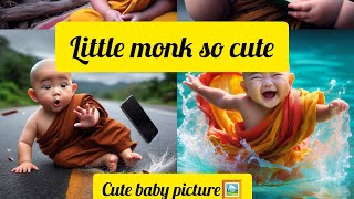 little monk so cute😍#cutebaby #longviralvideo #plzsubscribetomychannel 🙏#trending#@ShahinRezaTech