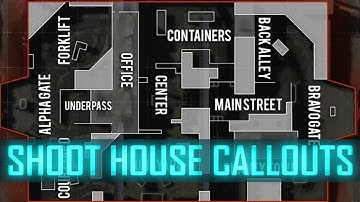 SHOOT HOUSE MAP GUIDE ► CALLOUTS/ANGLES/FLANKS - Modern Warfare