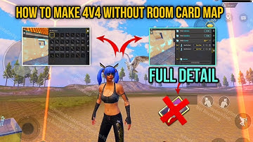 How to Make 4v4 Without Room Card MAP in WOW MODE - Full Detail