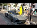 Koenigsegg Gemera & Jesko Absolut arriving at Puerto Banus, Marbella