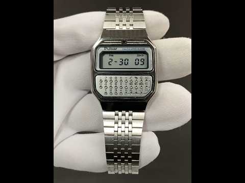 Retro Pulsar Calculator Y739-5019 Digital Watch, Time and Alarm Settling in 1 minute.