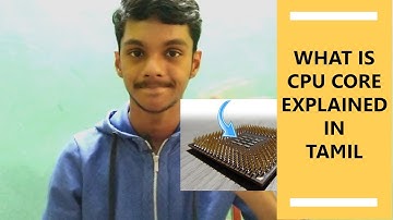 What is called cpu cores and threads explained in tamil