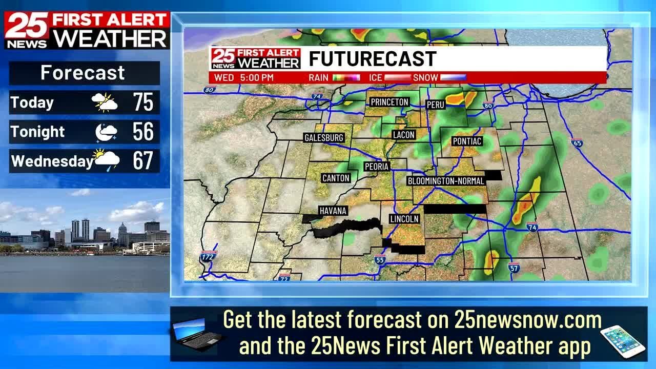 Rain and snow chances in the forecast - YouTube