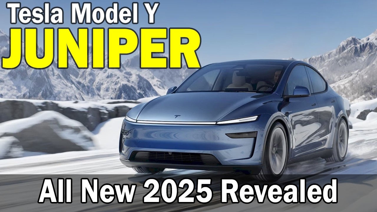 Tesla Model Y Juniper - All New 2025 Revealed!! - YouTube